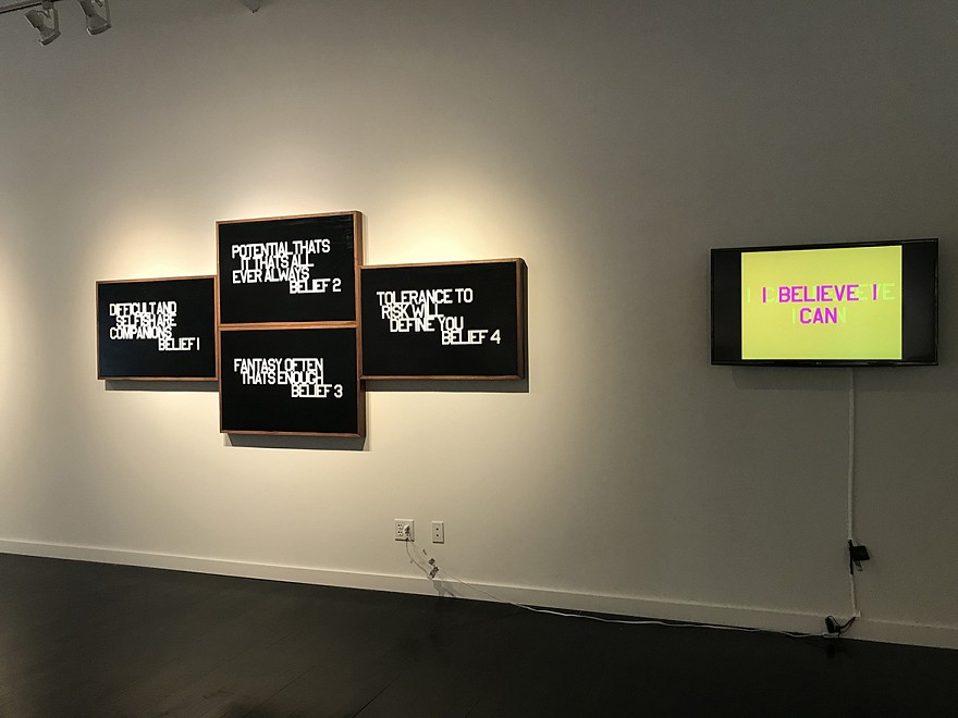 "Text Messages" Invitational Exhibition - Installation View