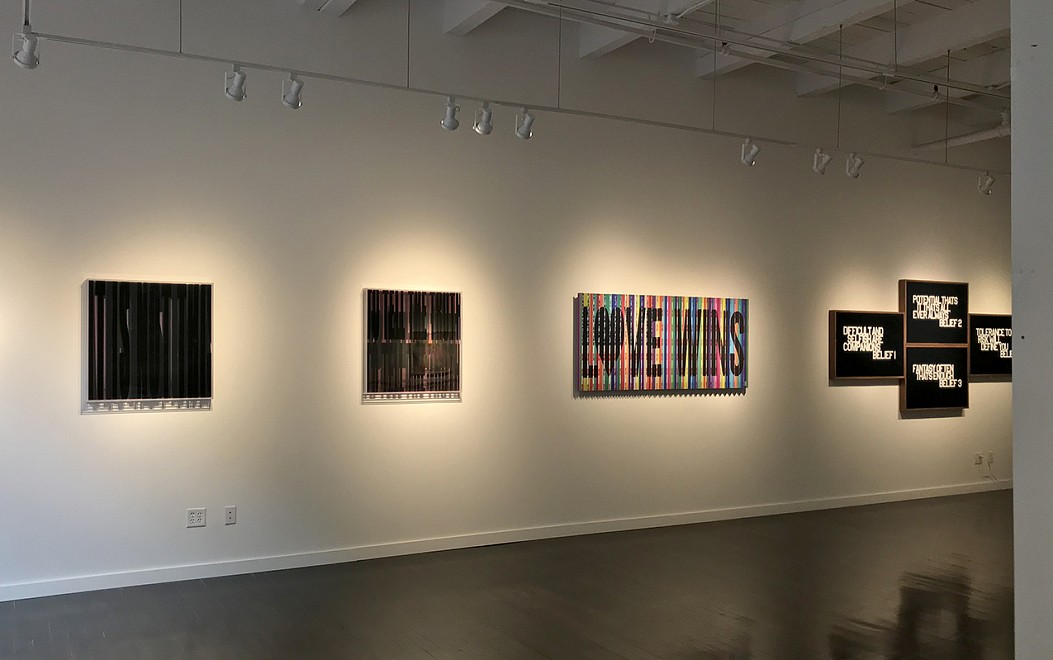 "Text Messages" Invitational Exhibition - Installation View