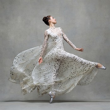 Work: Tiler Peck (in black & white Valentino) 48 x 48 in.