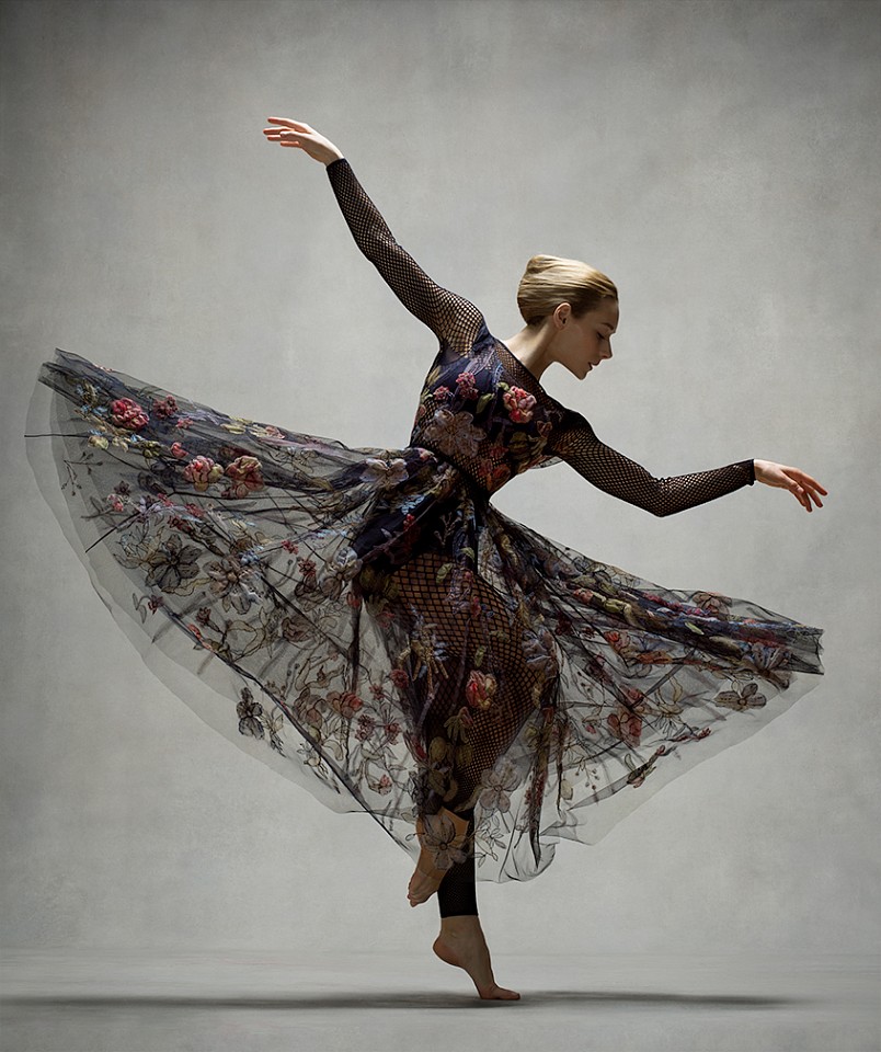 Ken Browar & Deborah Ory, Charlotte Landreau (Dior)
Archival pigment print on fiber paper, 24 x 20 in.
Soloist, Martha Graham Dance Company, dress by Dior