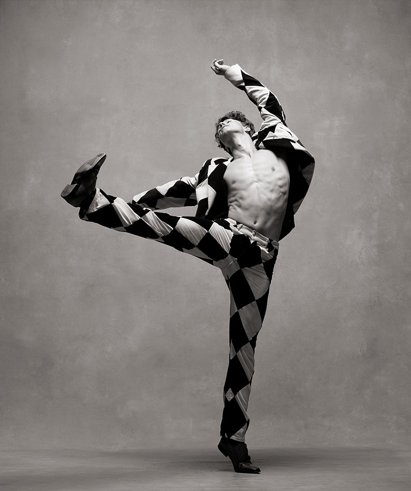 Ken Browar & Deborah Ory, Ben Freemantle
Archival pigment print on fiber paper, 24 x 20 in.
Principal, San Francisco Ballet, vintage suit by Moschino