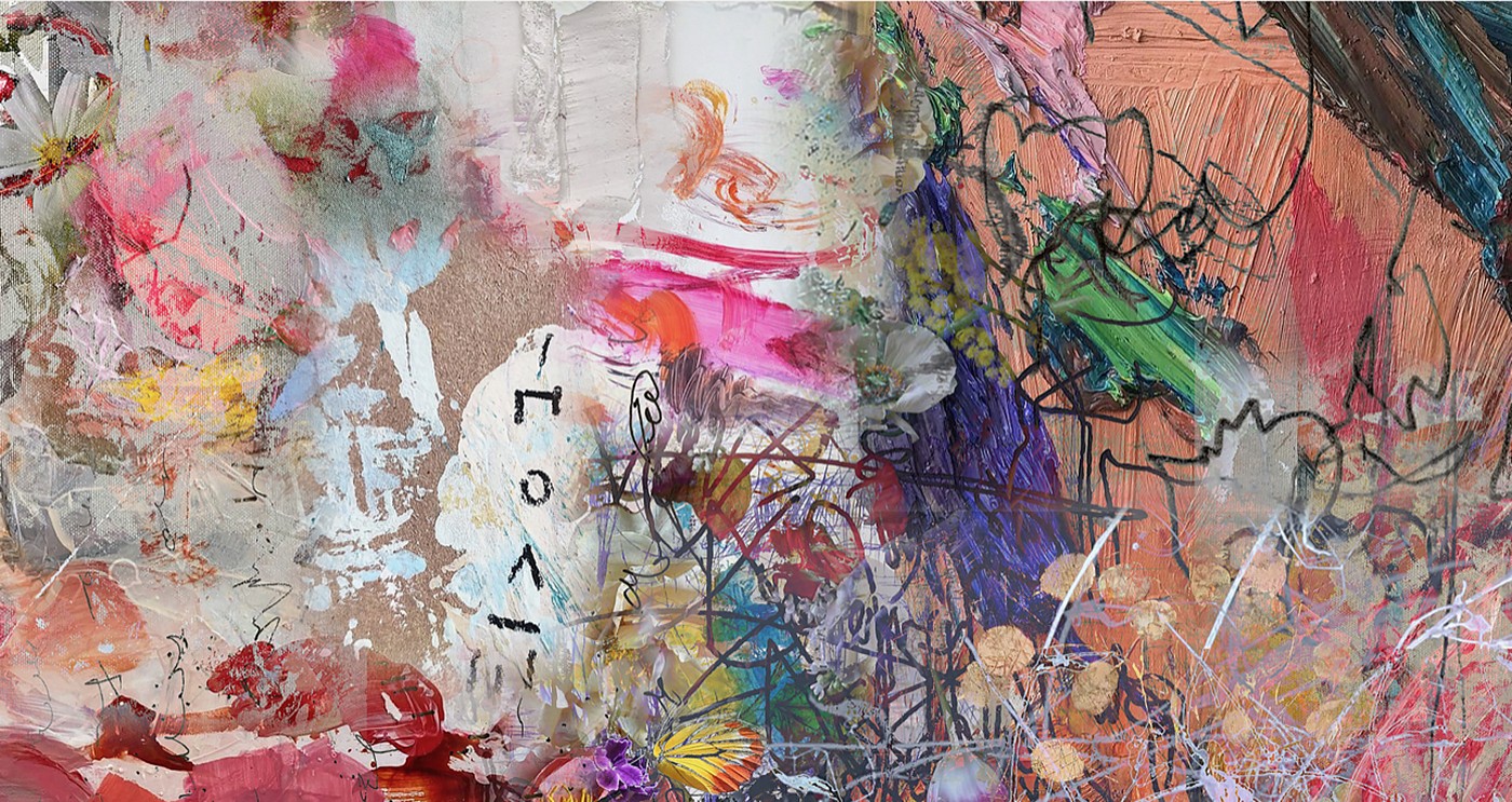 Irene Mamiye, Homage 3824a Love
Dye sublimation print on aluminum, 40 x 72 in.