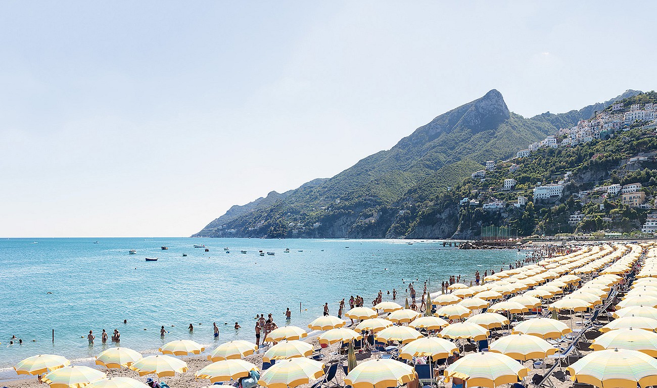 Jonathan Smith, Beach Vietri Sul Mare
Chromogenic print, 35x60", 50x84"