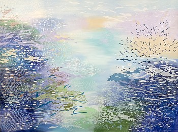 Work:&nbsp;Wildflower Sunrise 54 x 72 in.