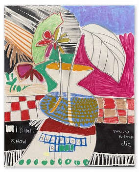 Thai Mainhard -&nbsp;The Flower (Sold) 50 x 40 in.