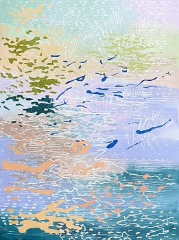 Laura Fayer -&nbsp;Spring Diary 115 30 x 22 in.