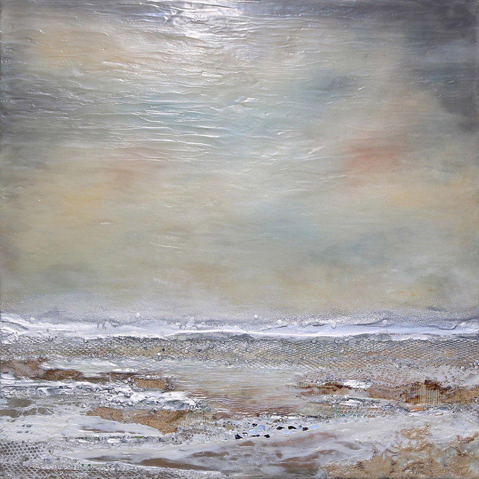 Robin Luciano Beaty, Phosphorescence
Encaustic & mixed media on panel, 36 x 36 in.