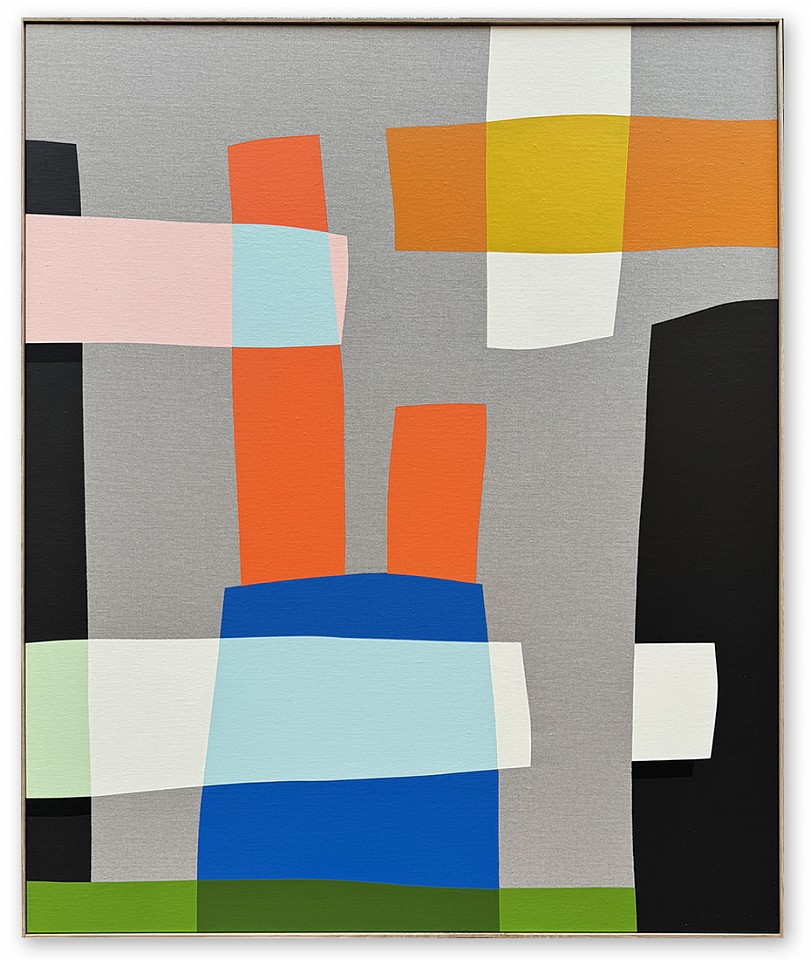 Francois Bonnel, Initiation
Acrylic on linen, 55 1/8 x 47 1/4 in.