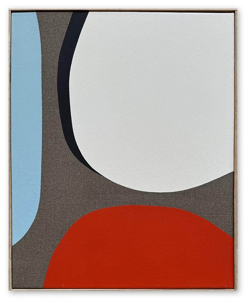 Francois Bonnel, Thin Wall
Acrylic on linen, 19 5/8 x 15 3/4 in.