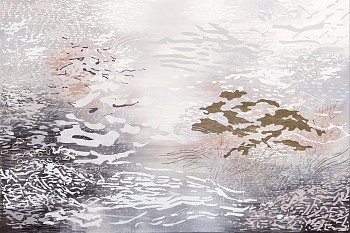 Laura Fayer -&nbsp;Wing of Harmony (Sold) 40 x 60 in.