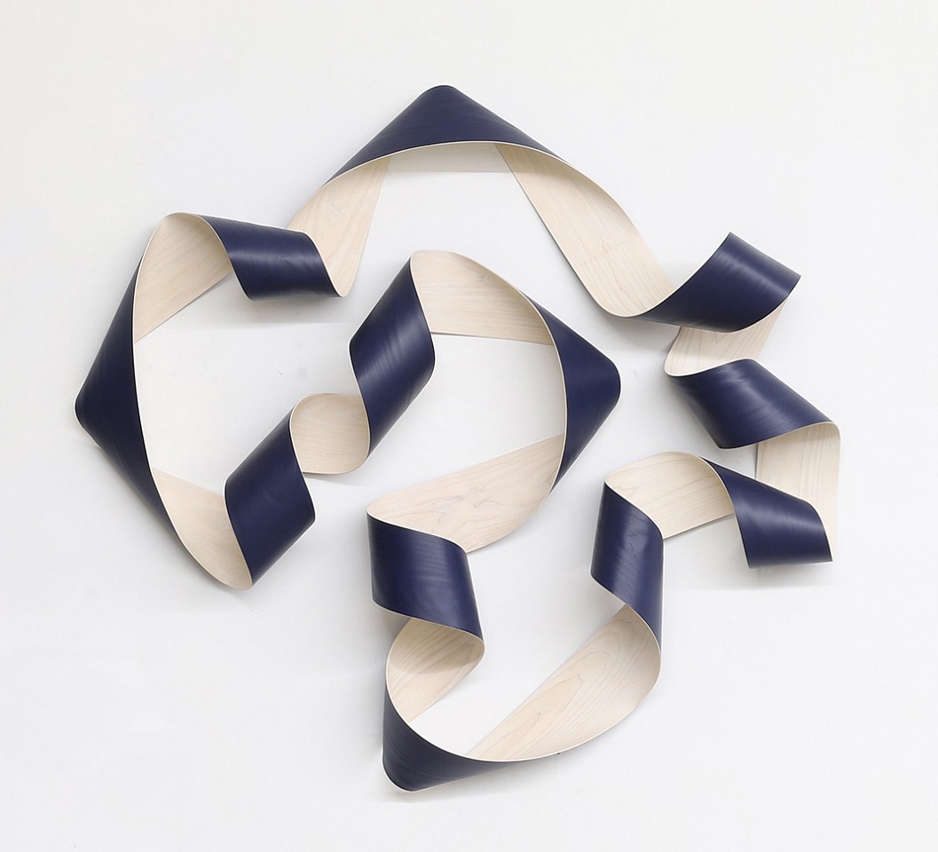 Jeremy Holmes, Untitled (Blue)
Painted white ash, 50 x 54 in.