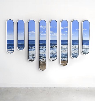 Jenna Krypell - Rhythms of the Tide (Sold) 51 x 92 inches, commissions possible