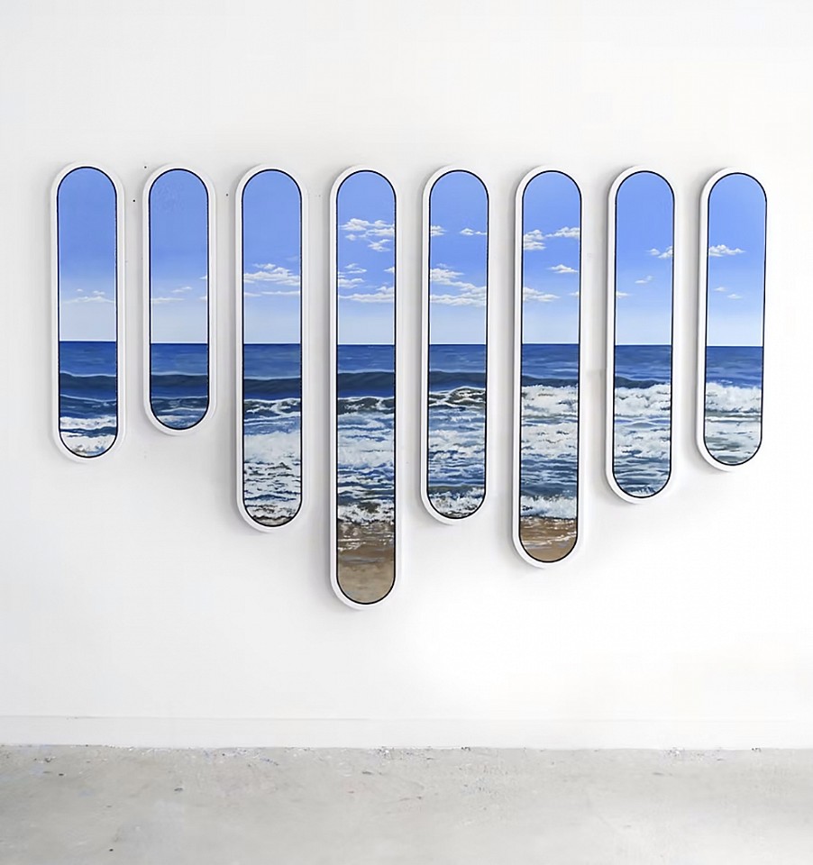 Jenna Krypell, Rhythms of the Tide (Sold)
Oil & resin on panel, 51 x 92 inches, commissions possible