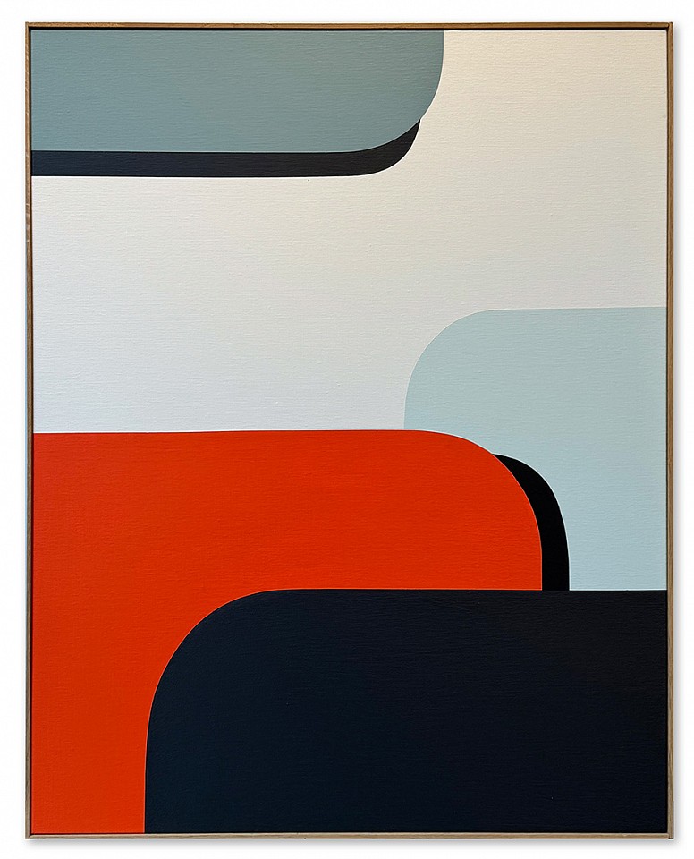 Francois Bonnel, Duel #1
Acrylic on linen, 39 1/2 x 31 1/2 in.