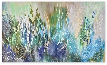 Laura Fayer -&nbsp;Wild Bloom 36 x 60 in.