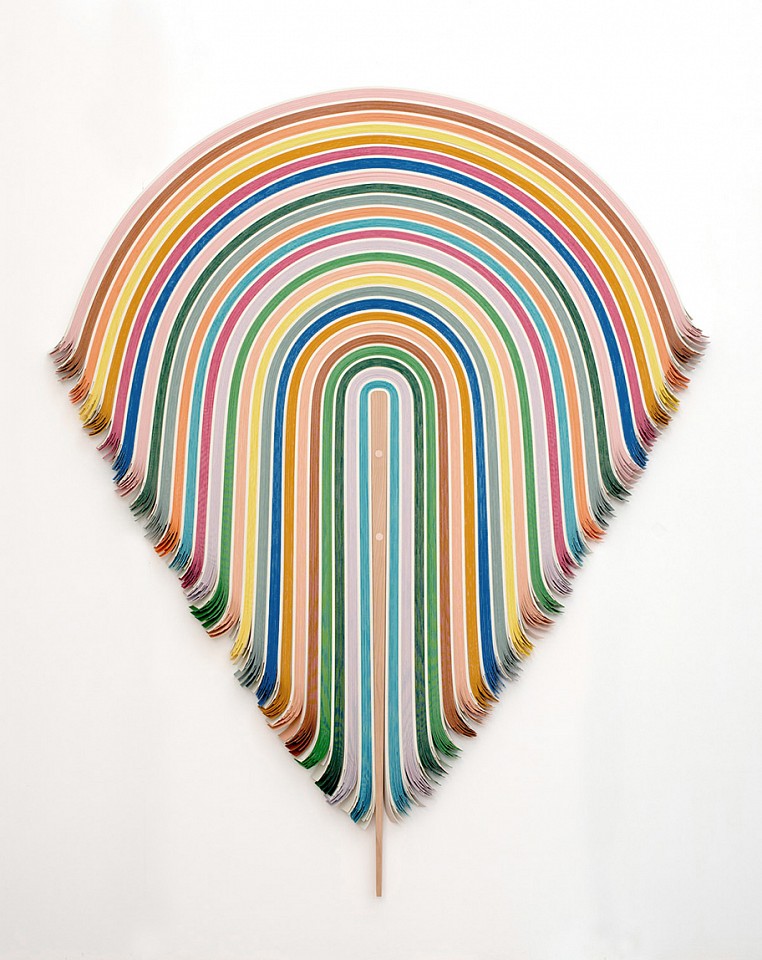 Derrick Velasquez, Untitled 528
Vinyl and birch, 56 x 46 x 1 1/2 in.