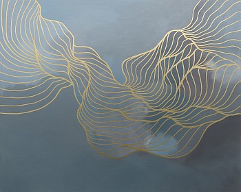 Work:&nbsp;Tracie Cheng And So We Wait 24 x 30 in.