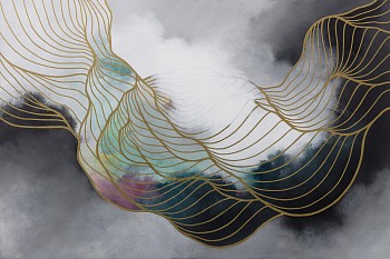 Work:&nbsp;Tracie Cheng The Depths Cry Out 24 x 36 in.