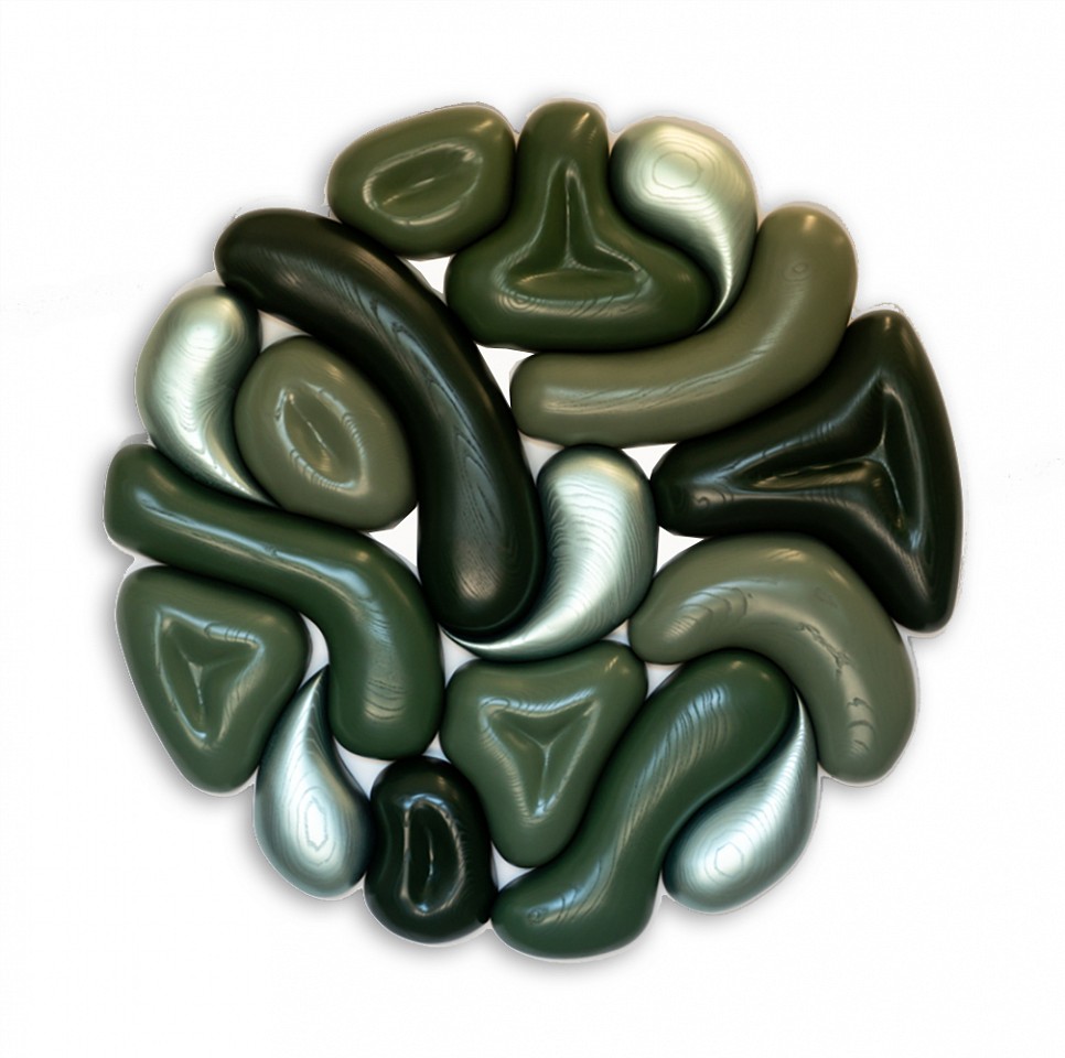 Nuge, First Light
Ash wood and urethane paint, Private Collection