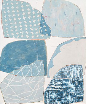 Karine L&eacute;ger -&nbsp;Montagnes Lointaines 2 48 x 40 in.